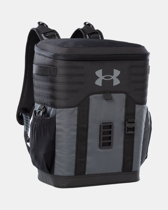 UA Sideline 25-Can Backpack Cooler, Gray, pdpMainDesktop image number 0